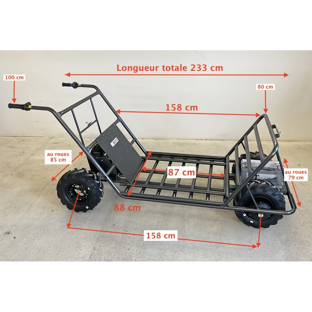 MEGA Jumbo Bac - chariot électrique zoette BAC